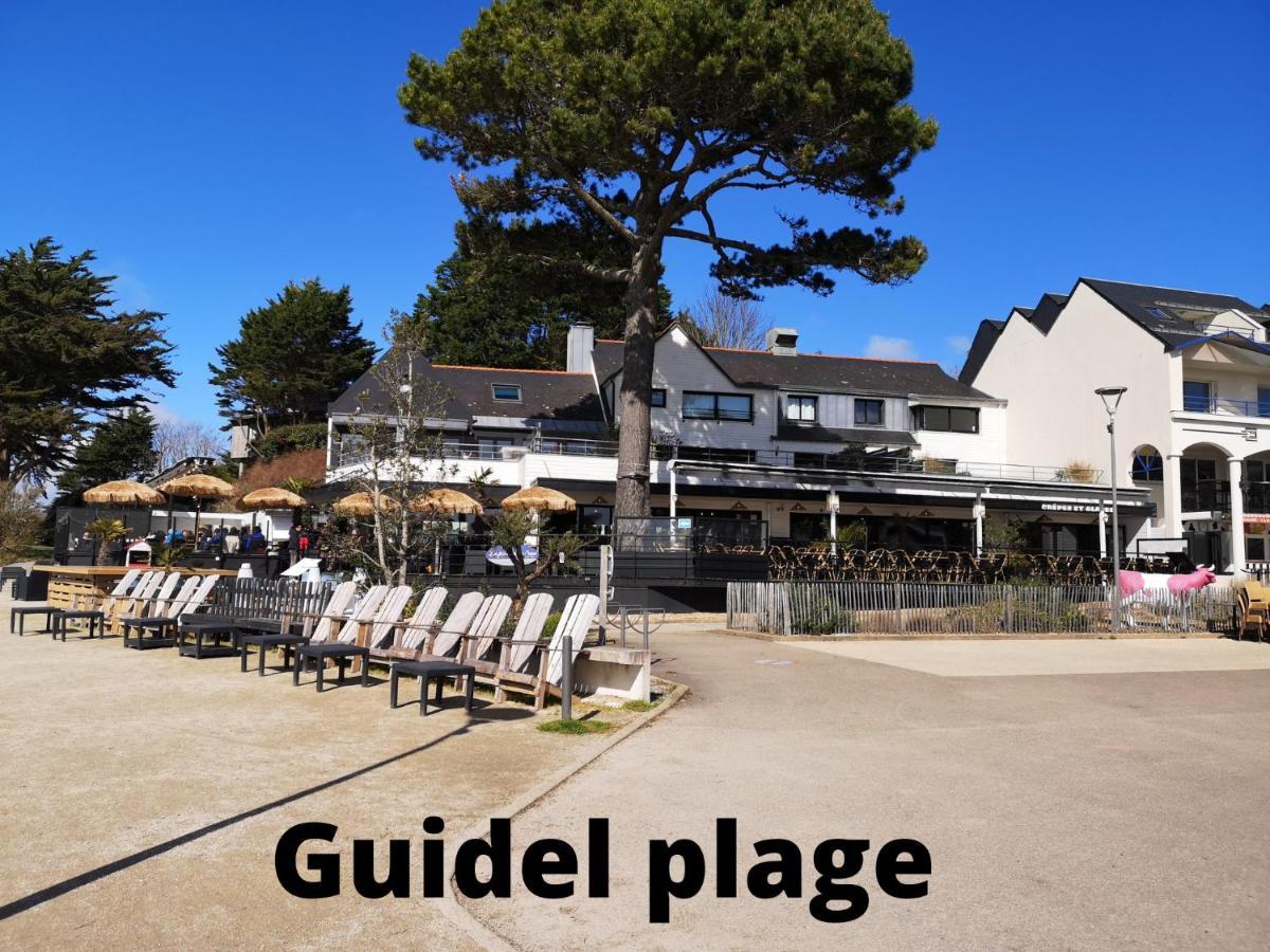 Maisonnette T2 Bord De Mer Guidel Plage Dış mekan fotoğraf